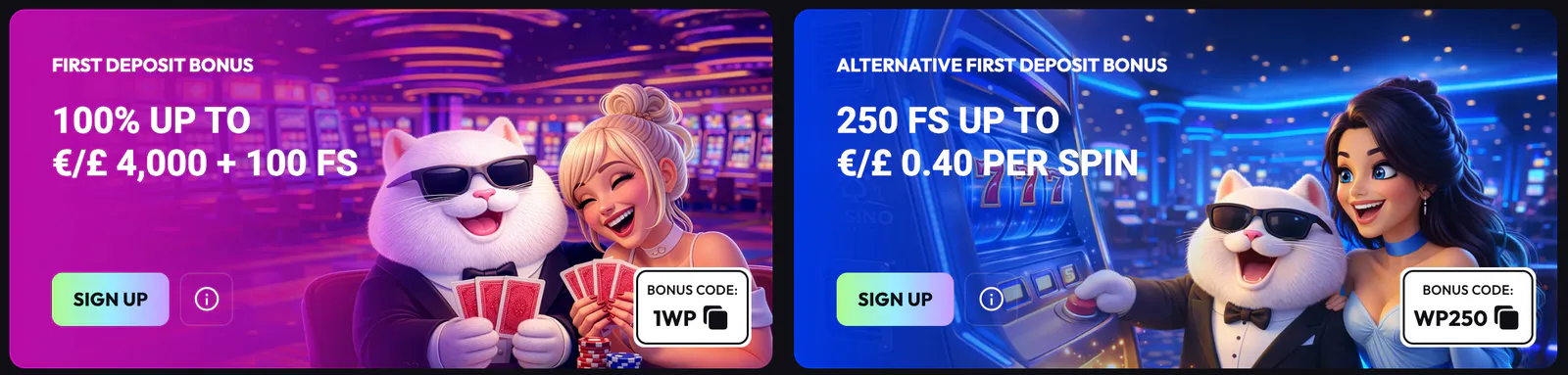 WinPlace Casino special promotions and weekly bonus offers